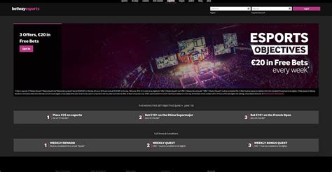 See What Betway has to offer Esports Bettors .
